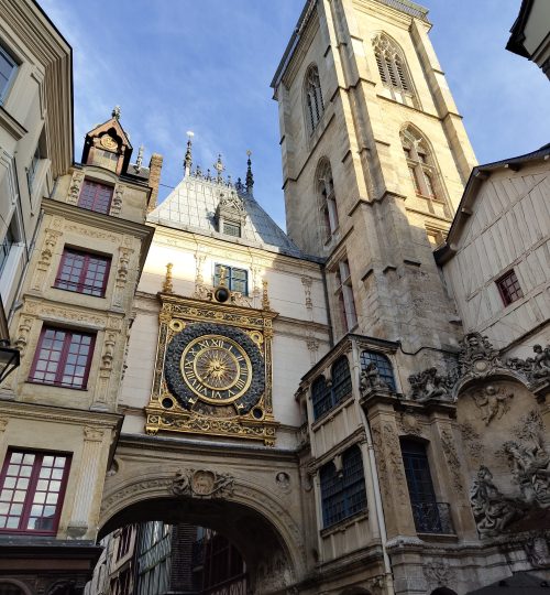 Eine weitere Sehenswürdigkeit von Rouen: Le Gros Horloge.