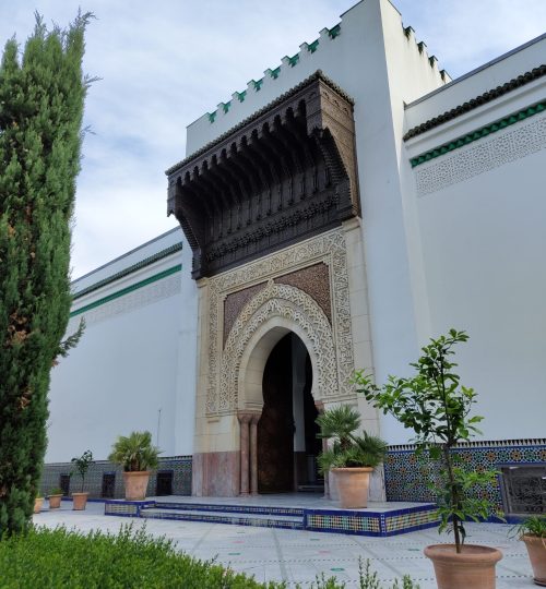 Im Innenhof der Grande Mosquée de Paris.