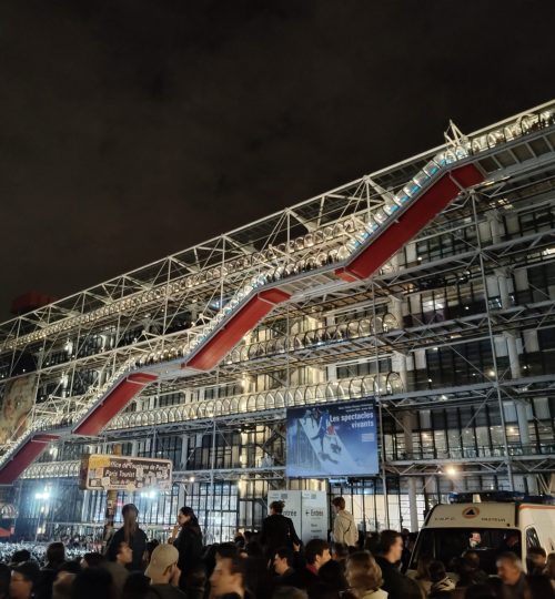 Das Centre George Pompidou während der Nuit Blanche.