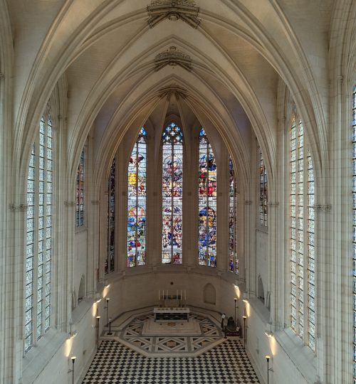 Ein Blick in die Sainte Chapelle.