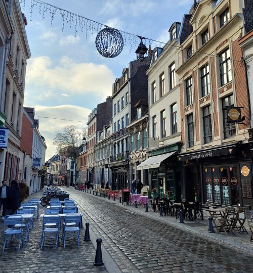 Eine sehr schöne Straße im Stadtteil Vieux-Lille.