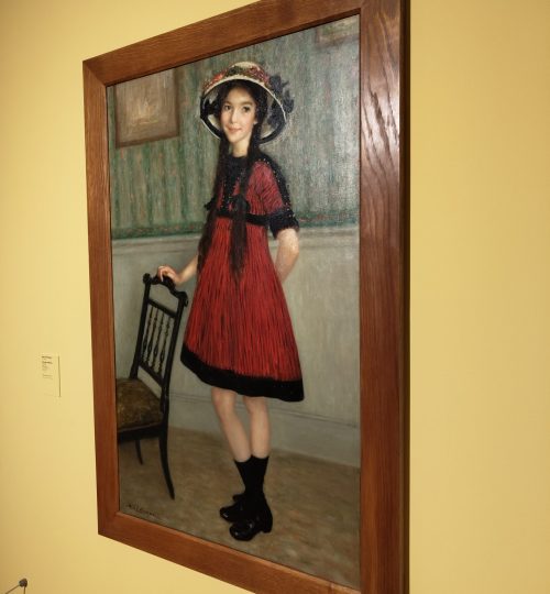 Durch den Einfluss Monets hat sich in Giverny ebenfalls ein Impressionismus Museum gebildet, das regelmäßig Sonderausstellungen zeigt - zurzeit ging es um "Die Kinder des Impressionismus".
