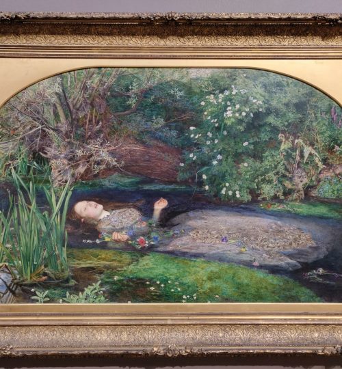 In London angekommen, besichtigte ich die Tate Britain. Hier zu sehen ist das Gemälde "Ophelia" von John Everett Millais.