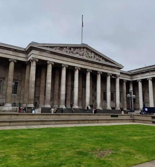 Das ist das British Museum von außen. Es ist wirklich enorm groß und ich hätte es gern länger besichtigt.