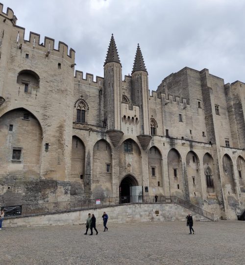 Am Donnerstag war ich dann tagsüber in Avignon, wo ich sehen wollte, was von der ehemaligen Papststadt noch übrig ist - zum Beispiel der Papstpalast.